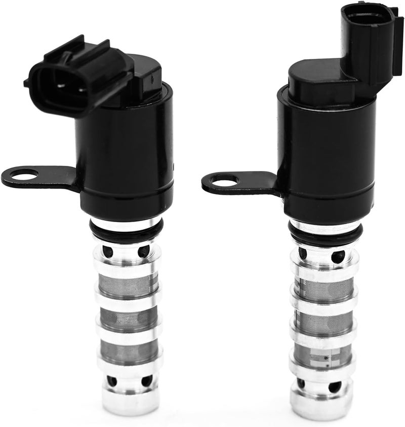 Dcmr 2 PCS Intake & Exhaust Engine Variable Valve Timing (VVT) Solenoid Compatible with Hyundai Santa Fe 2012 Sonata 12-15 Includes Oil Control Valve L4 2.0L 2.4L Replaces 2210025012 221002G000 - Image 1
